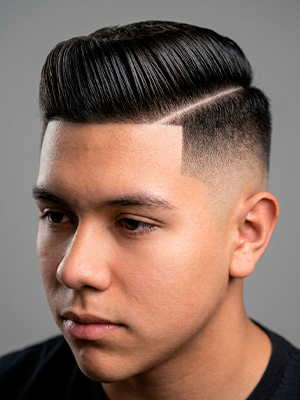 Classic Side Part Fade