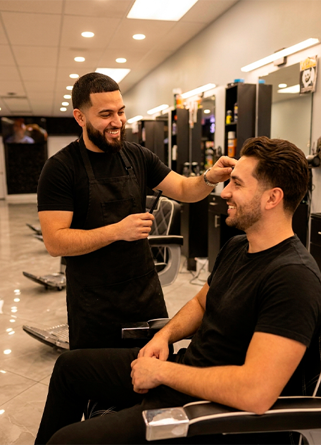 Gray Shark BarberShop interior